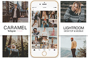 Caramel Instagram Blogger Preset, an Action Add-On by Design Aesthetic (Thumbnail 1 of 7)