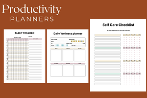 Productivity Planner - 65-Pages