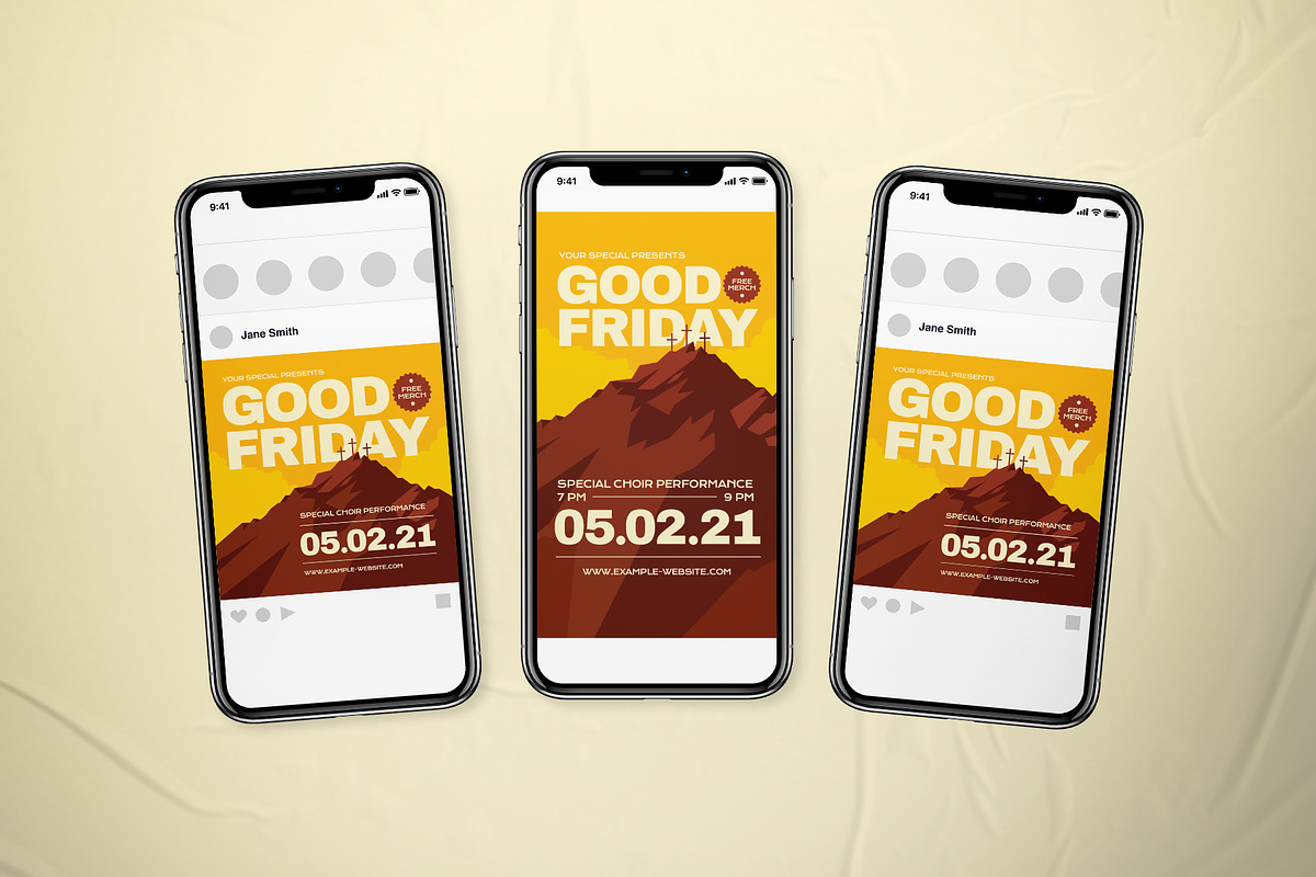Good Friday Flyer Set, a Flyer Template by The Good Store (Photo 2 of 2)