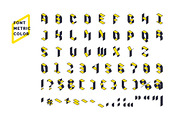 Metric display fonts, a Font by alekseiderin (Thumbnail 7 of 11)