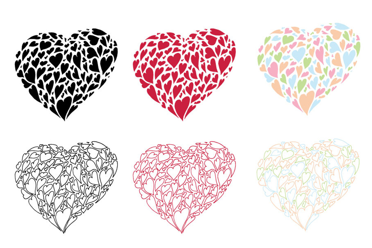 Heart of hearts vector [25% off], an Illustration by Klipa Illustrations (Photo 5 of 5)