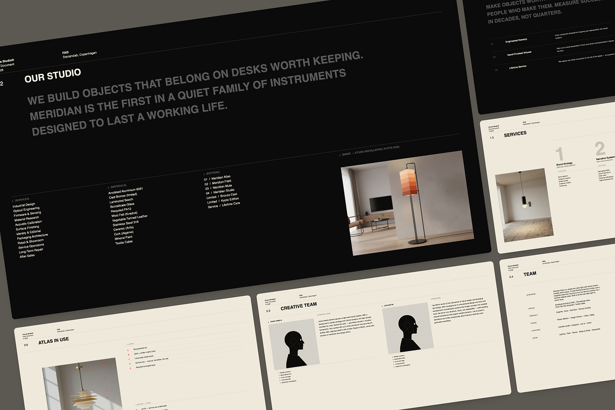 Minimal Brand Pitch Deck Template, a Presentation Template by Oday Noon (Photo 10 of 23)