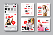 Modern Fashion Sell Social Media, a Social Media Template by MightyDesign (Thumbnail 1 of 6)