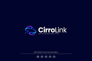 Gradient Modern Connected Flow Logo, a Branding & Logo Template by Artnivora.Std (Thumbnail 2 of 2)