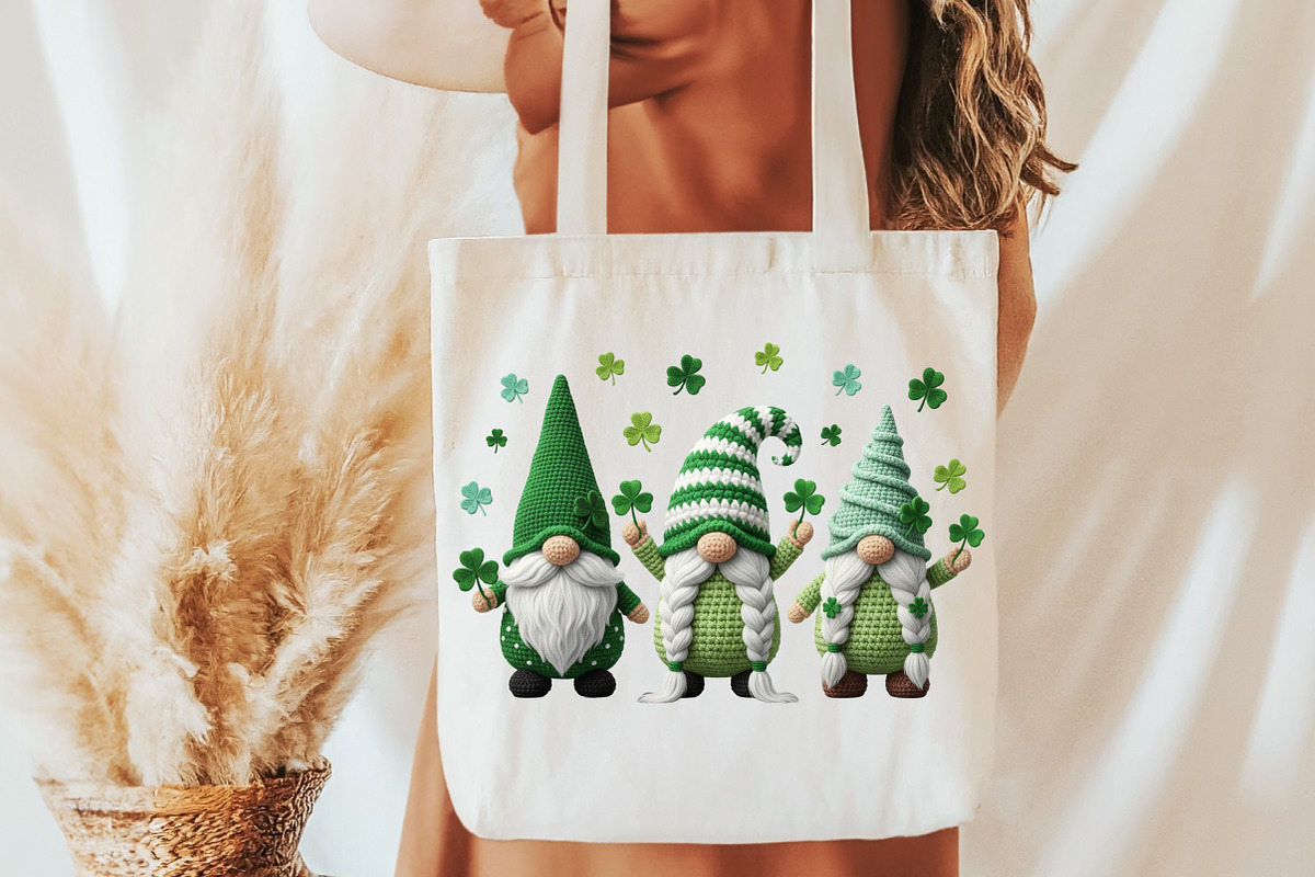 St Patrick’s Day Yarn Gnomes Png, an Illustration by DreamCafeArt (Photo 7 of 8)
