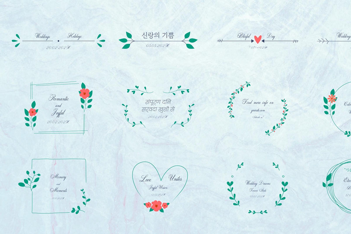 Wedding Titles for After Effects