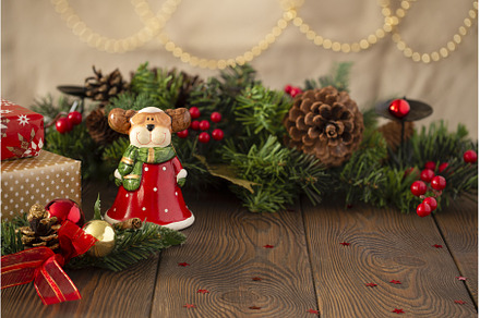 Christmas festive background with a, a Holiday Photo by Diary of impressions