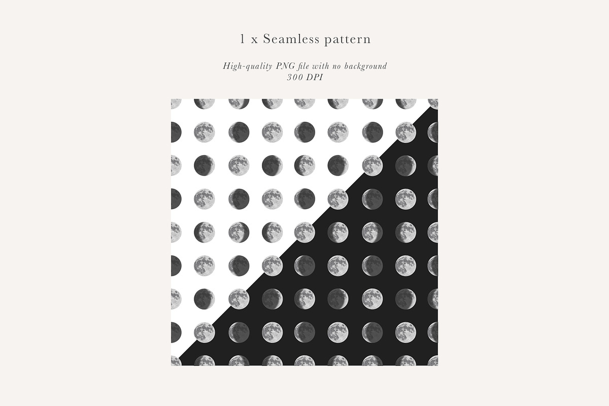 Moon Phase Illustration Set - PNGs, an Object Illustration by LaurenFittonIllustration (Photo 4 of 10)