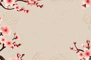 Japanese Cherry Blossom Wave Pattern, a Pattern Graphic by KA7-Designs (Thumbnail 10 of 11)