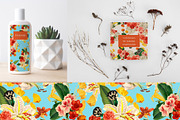 Vintage Summer Flowers Collection, a Pattern Graphic by Chus Moreno Studio (Thumbnail 7 of 17)