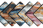 Agate Marble Digital Paper, a Pattern Graphic by SVGArt (Thumbnail 3 of 5)