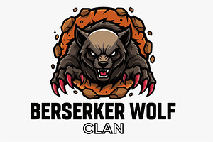 Wolf Berserker Legion, an Animal Illustration by Izdihaar_Studio