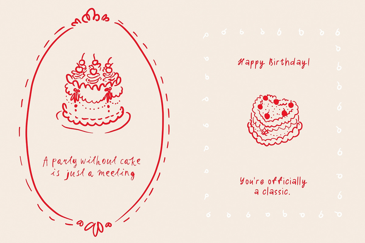 Vintage Lambeth Cakes & Frames, an Object Graphic by PaperJamLab (Photo 11 of 11)