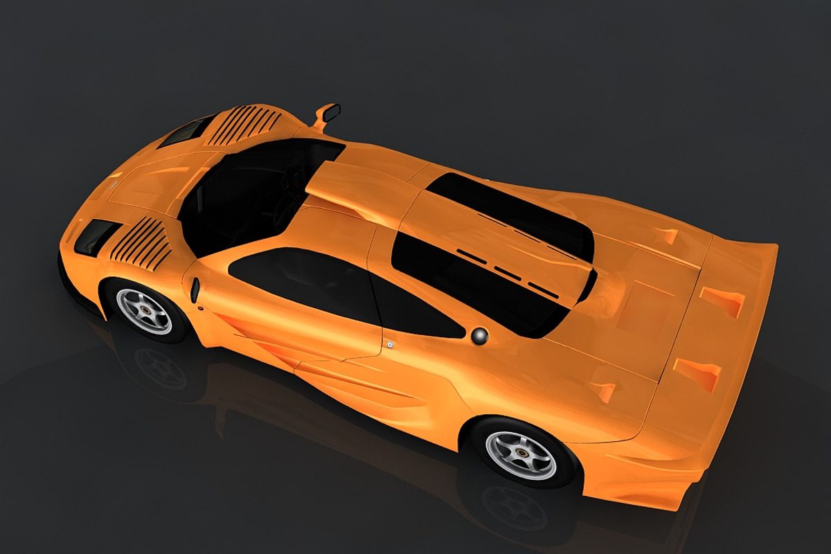 McLaren F1, a Cars & Vehicle 3D Model by valtriiu (Photo 7 of 12)