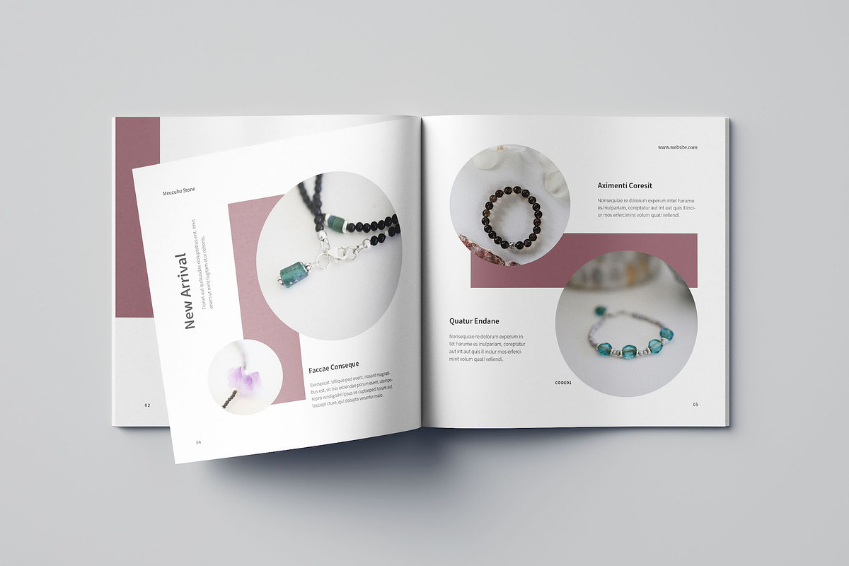 Meucuhu Jewelry Catalogue, a Brochure Template by Meenom Templates (Photo 3 of 16)