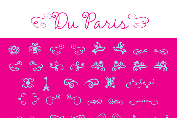 Du Paris Dingbat Font
