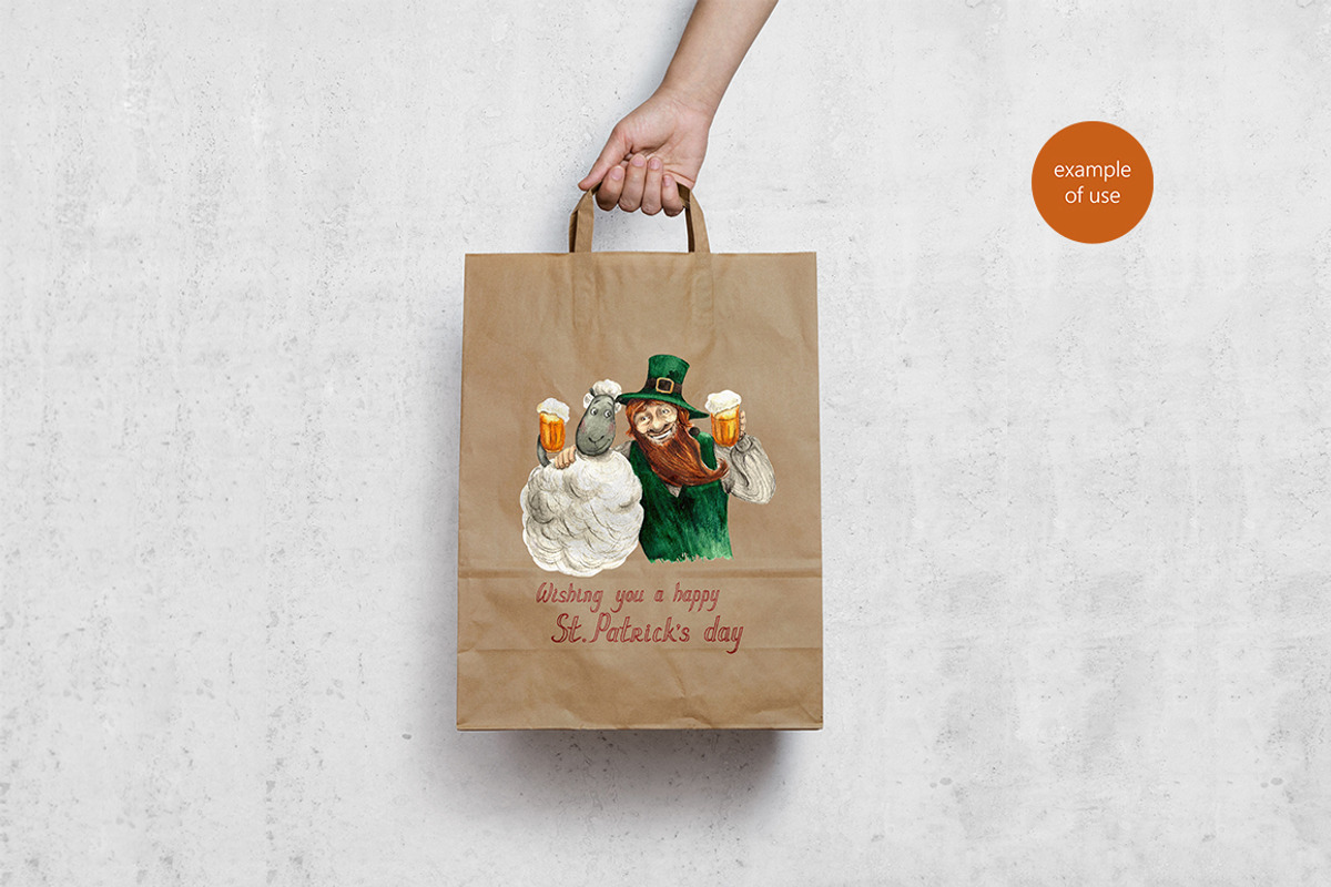 St. Patrick's day - watercolor set, an Object Graphic by KatsiarynaKa (Photo 9 of 12)