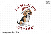 Watercolor Christmas Dog Puns Bundle, a Graphic by Clipart Bloom (Thumbnail 4 of 25)