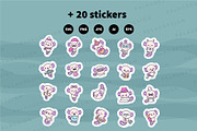 Cute Axolotl Clipart, an Animal Illustration by Palau (Thumbnail 10 of 10)
