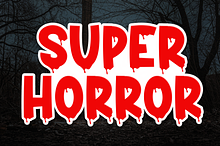 Super Horor | Script Font