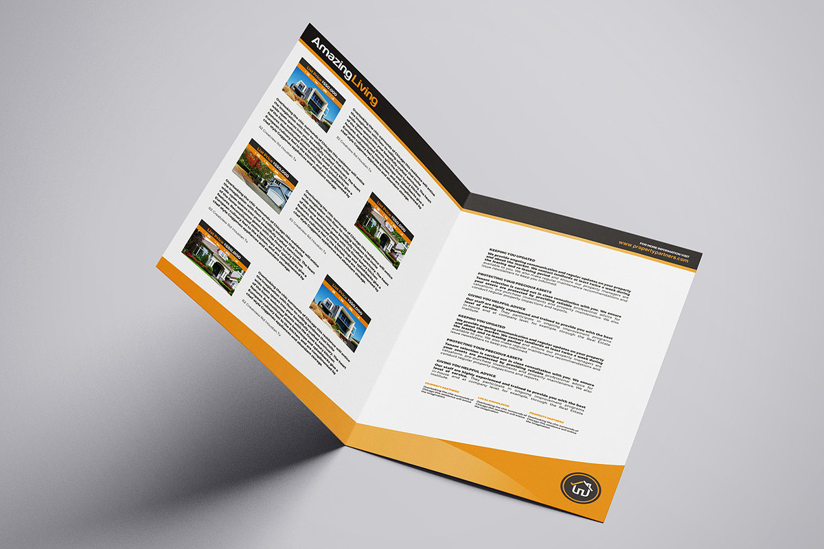 Real Estate Brochure Template Pack, a Brochure Template by BrandPacks (Photo 3 of 16)