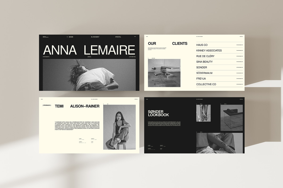 HAUS | Portfolio, a Presentation Template by Studio Standard (Photo 6 of 13)