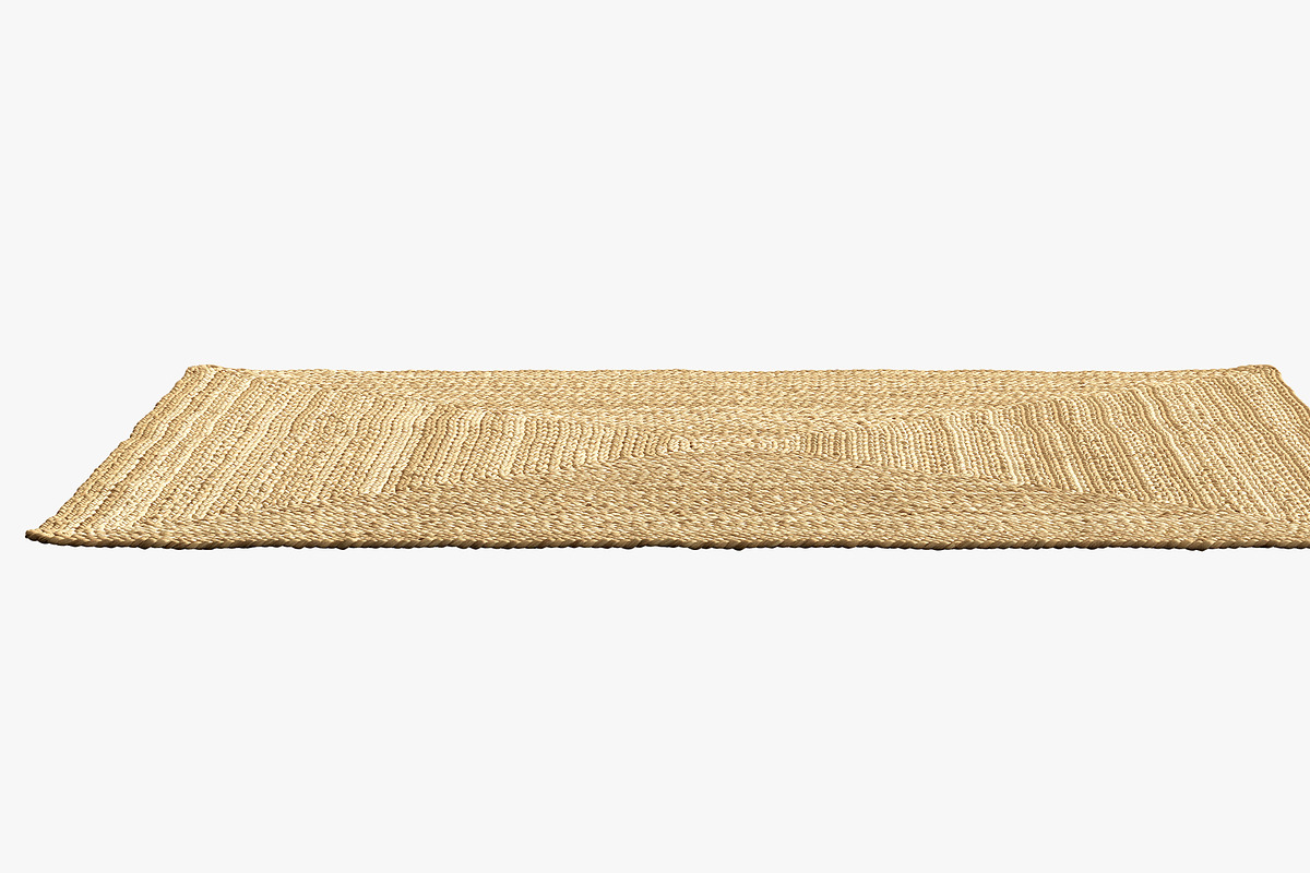 Dina Coastal Jute Rug Square, a Furniture 3D Model by 3dmitruk (Photo 2 of 15)