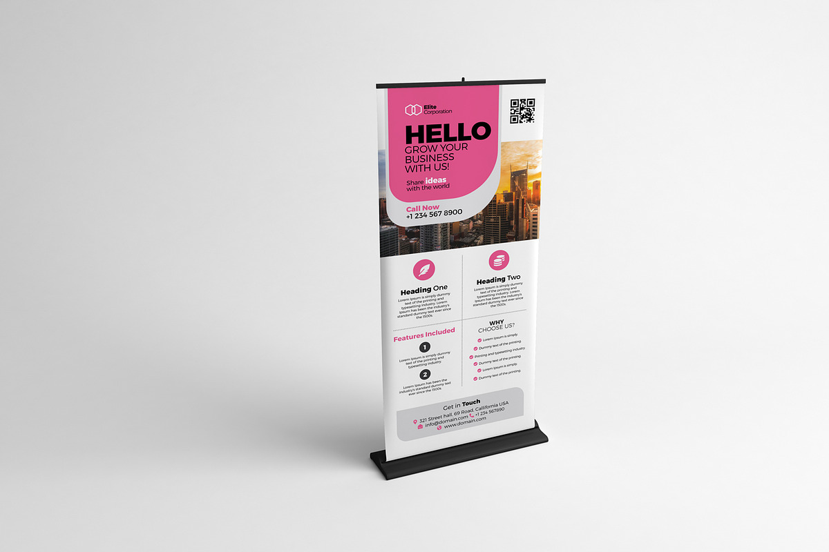 Rollup Banner, a Templates & Theme by Design'sTRIBE (Photo 2 of 3)