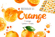 Watercolor oranges, a Food Illustration by ognivo (Thumbnail 1 of 3)