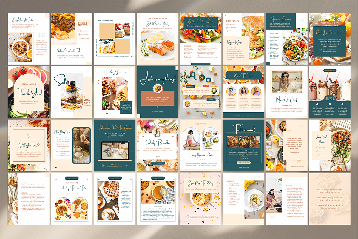 45 Food Instagram Bundle preview 4