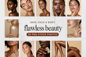 Diverse Skincare Models Photo Bundle
