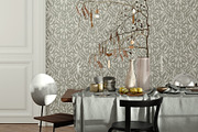 Classic Wallpaper 2, a Wallpaper Graphic by Bloomart Studio (Thumbnail 4 of 6)