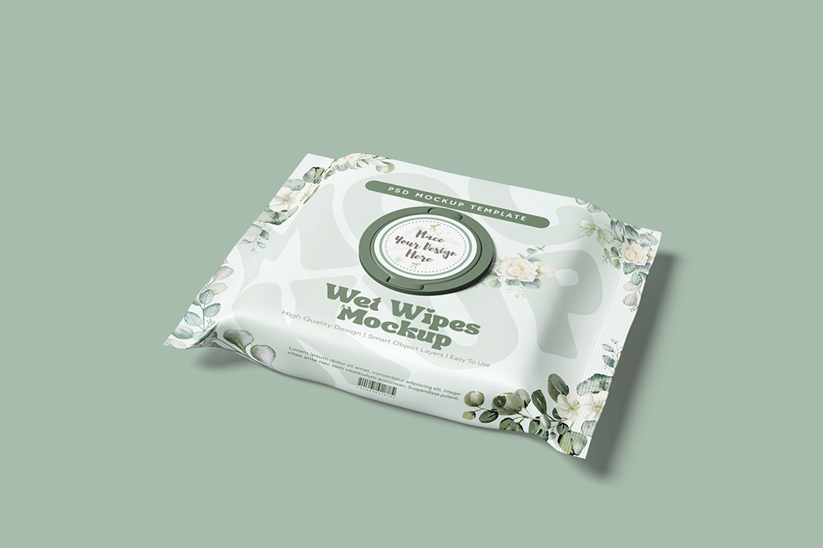 Wet Wipes Mockup, a Product Mockup by bimockup (Photo 2 of 6)