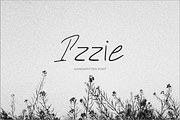 IZZIE - Handwritten Font, a Script Font by Hybridbee Design (Thumbnail 1 of 10)