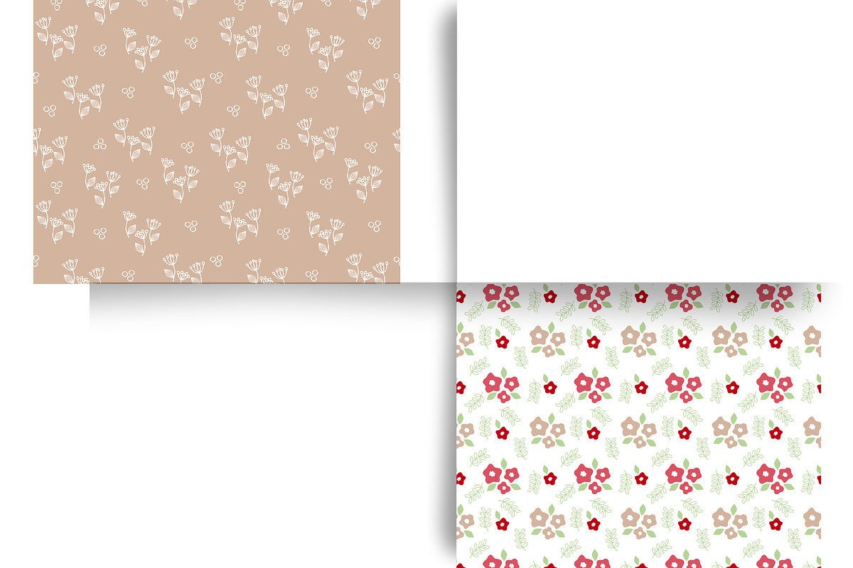 Farmhouse Red White & Blue Patterns, a Pattern Graphic by Earley Bird Design Studio (Photo 4 of 7)