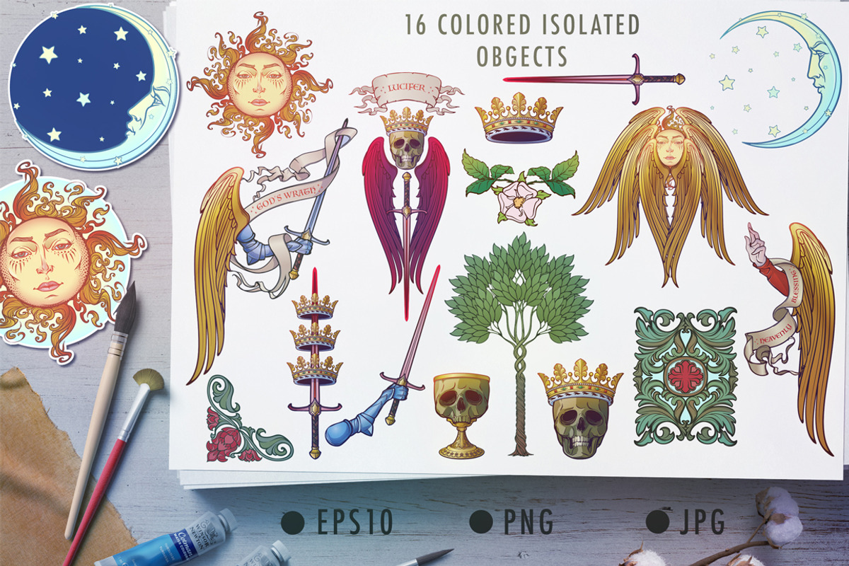 Medieval, a Decorative Illustration by AntonPix Studio (Photo 3 of 11)