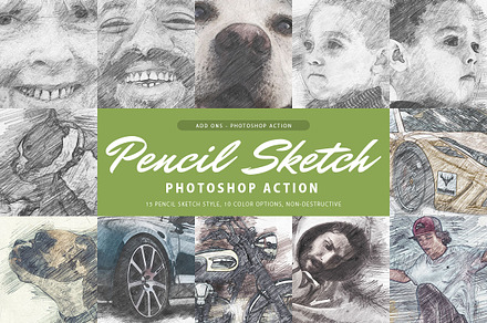 Pencil Sketch Photoshop Action