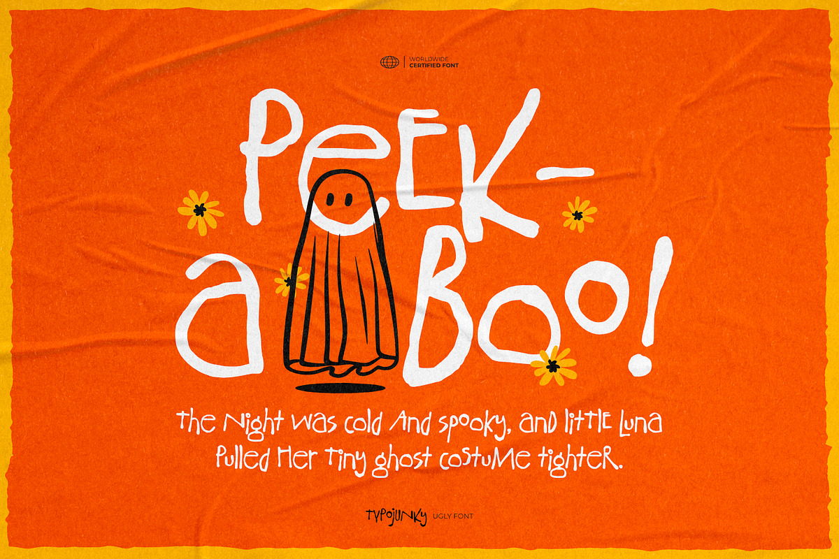 Typojunky - Ugly Font, a Handwritten Font by ikiiko (Photo 3 of 7)