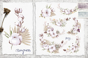 Watercolor Sunflowers and Cotton, an Illustration by Yuliya Art (Thumbnail 8 of 24)