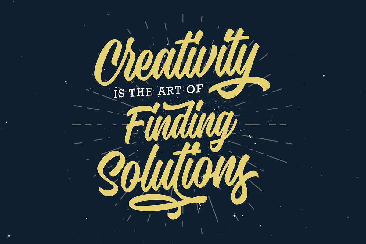 Hadnich - Modern Script, a Script Font by Arterfak Project (Photo 8 of 16)