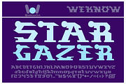 Stargazer font, a Font by weknow (Thumbnail 1 of 5)