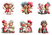 Funny Grandma Best Friends, a Seasonal Illustration by CreationArt (Thumbnail 2 of 5)