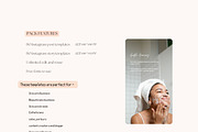 Skincare Instagram Template Canva, a Social Media Template by Deepa Template Studio (Thumbnail 9 of 15)