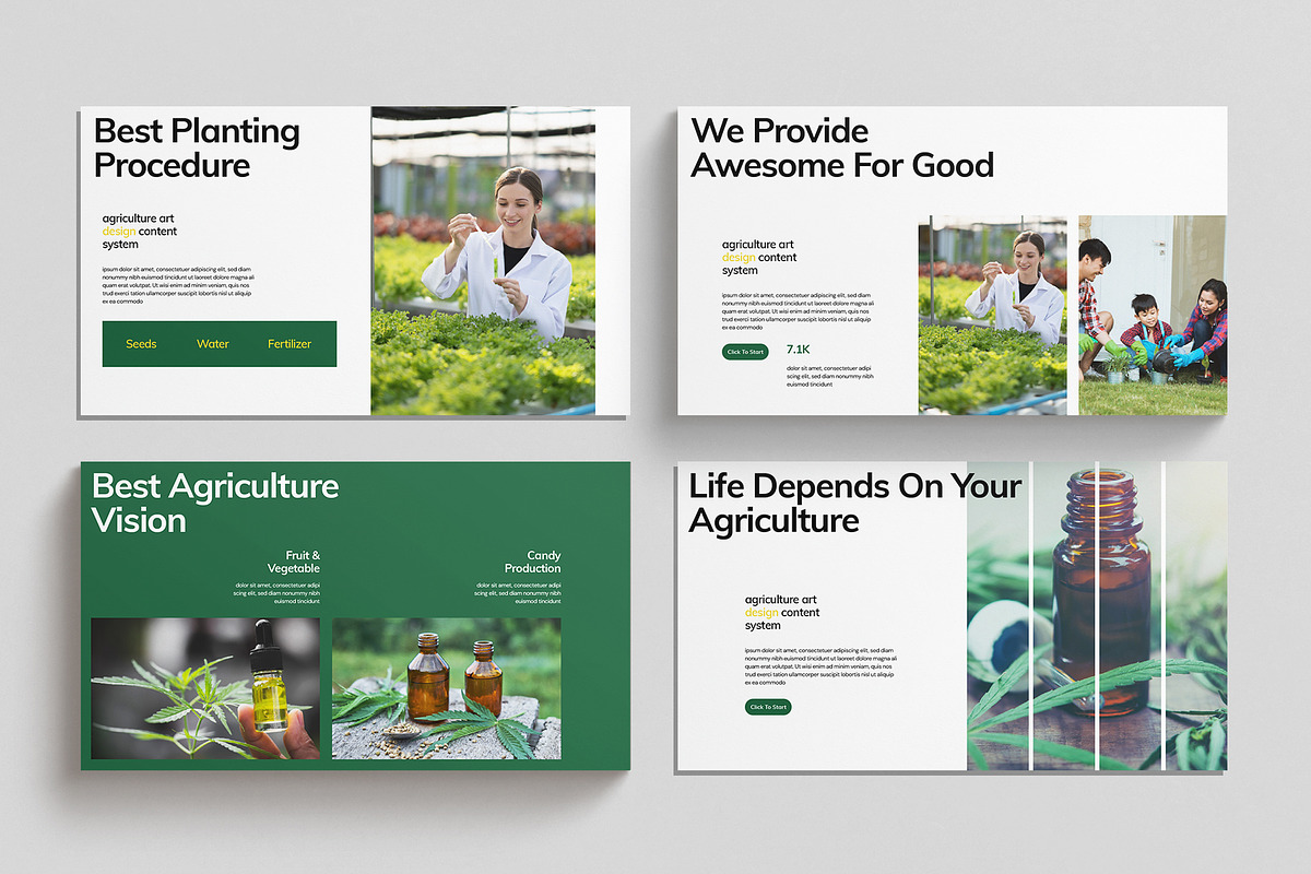 Agriculture Presentation Template, a Presentation Template by E-Type (Photo 3 of 5)