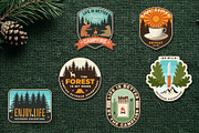 Vintage Camping Patch Bundle, an Object Graphic by sivVector (Thumbnail 2 of 3)