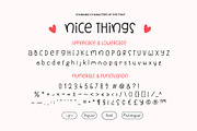 Nice Things - Valentine's Day Font, a Handwritten Font by Kaya Fonts (Thumbnail 17 of 17)