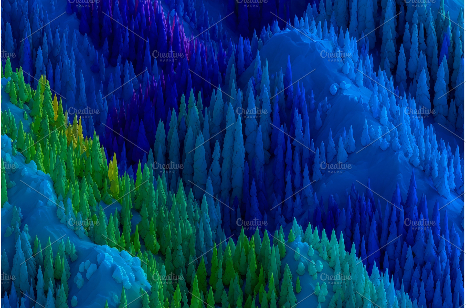 In a forest of aged spruce, fir, and, a Nature Photo by ZinetroN