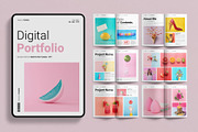 Digital Portfolio Template – 20 Page, a Magazine Template by E-Type (Thumbnail 1 of 8)