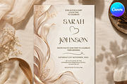 Elegant Wedding Invitation Template, an Invitation Template by InvitingStorys (Thumbnail 3 of 11)