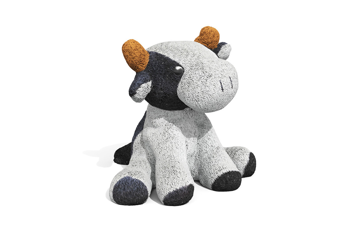 Toy Little Cow, an Animal 3D Model by 3DCargo (Photo 4 of 16)